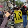 Disturbios y petardos frenan marcha por el agua limpia en Guadalajara