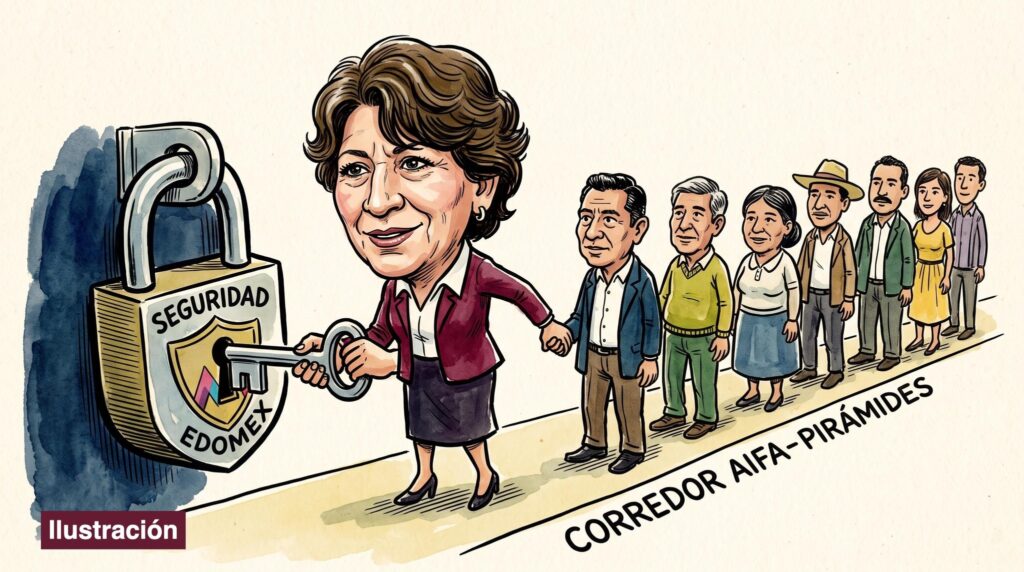 Edomex alista estrategia de seguridad para 13 municipios del corredor AIFA-Pirámides