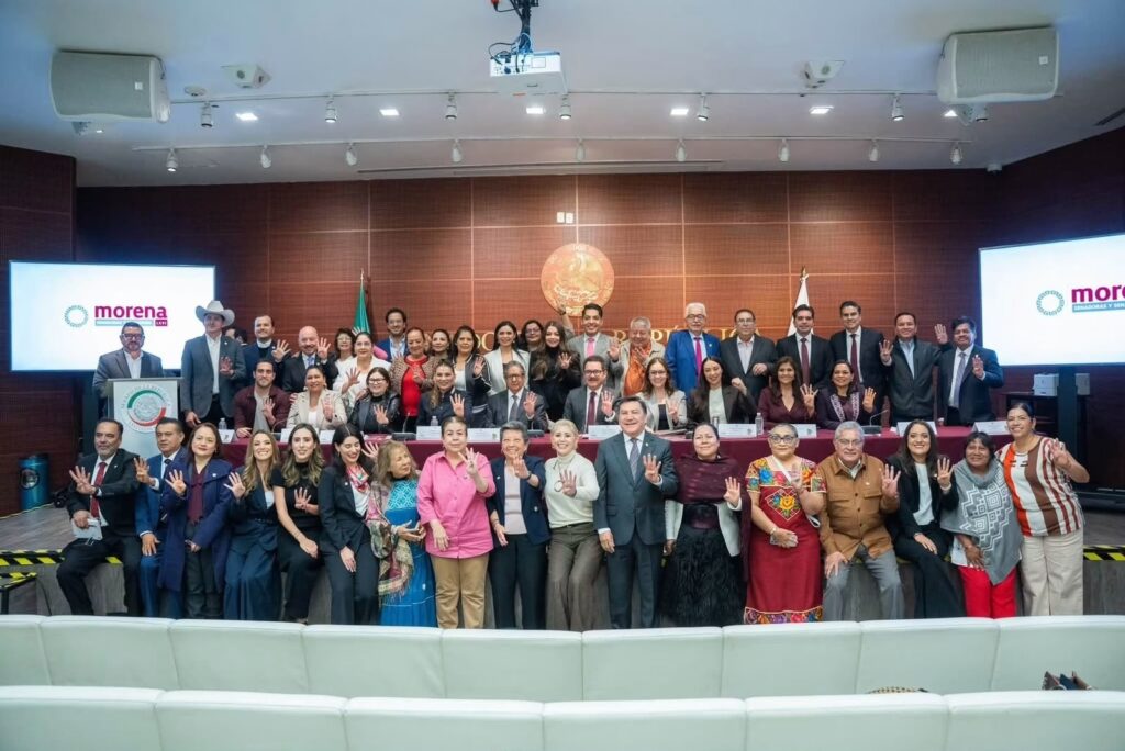 Morena exhibe músculo político: reúne a sus liderazgos en el Senado por unidad nacional