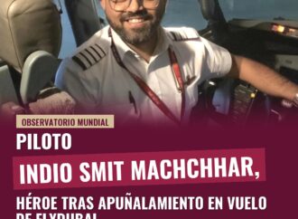Piloto indio Smit Machchhar, héroe tras apuñalamiento en vuelo de Flydubai