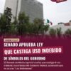 Senado aprueba ley que castiga uso indebido de símbolos del Gobierno