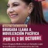 Brugada llama a movilización pacífica por el 2 de octubre