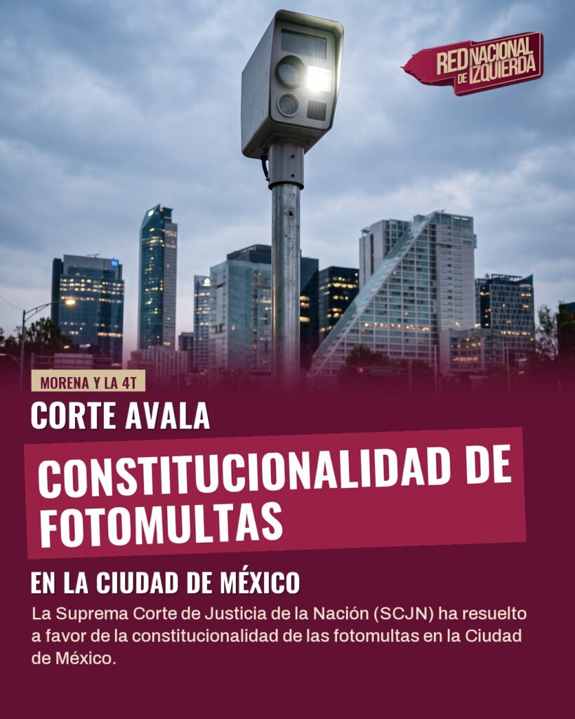Corte avala constitucionalidad de fotomultas en la Ciudad de México