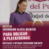 Sheinbaum alista decreto para obligar a plataformas digitales a retirar contenido violento