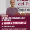 Sheinbaum conmemora el 2 de octubre y reitera compromiso de cero represión
