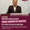 Santiago Nieto alerta sobre aumento de muertes por cáncer de mama en Querétaro