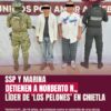 SSP y Marina detienen a Norberto N., líder de ‘Los Pelones’ en Chietla