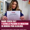 María Teresa Ealy y Estrella Palacios se registran en Morena para alcaldías