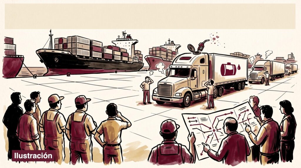 Navieras anticipan “crisis tremenda” en autotransporte por falta de diésel